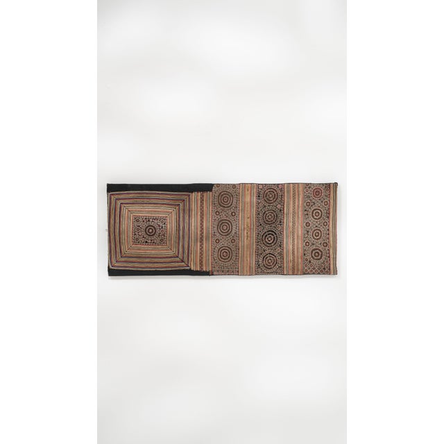 Early 20th Century China Tan Textile Wall Hanging For Sale - Image 9 of 15