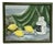 Gilbert, Still Life with Lemons and Inkpot, 1950s, Oil on Panel, Framed For Sale