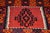 Islamic Vintage Afghan Flatweave Kilim Wool Rug, 3'3''x3'10'' For Sale - Image 3 of 4