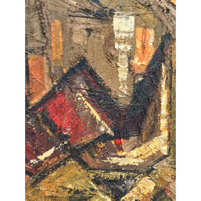 Kenneth Larsson, Composition, 1960s, Oil on Panel For Sale - Image 5 of 18
