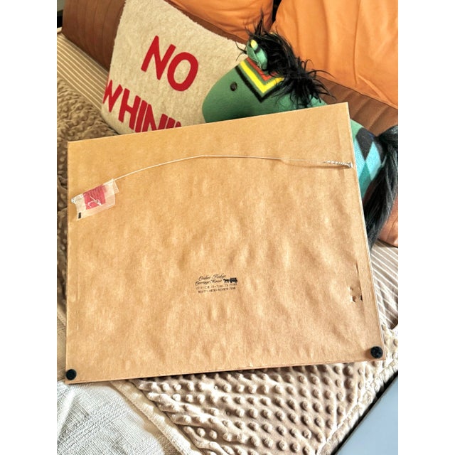 American Leslee Mitchell Matchbox Car Framed Print Set of 6 For Sale - Image 3 of 6