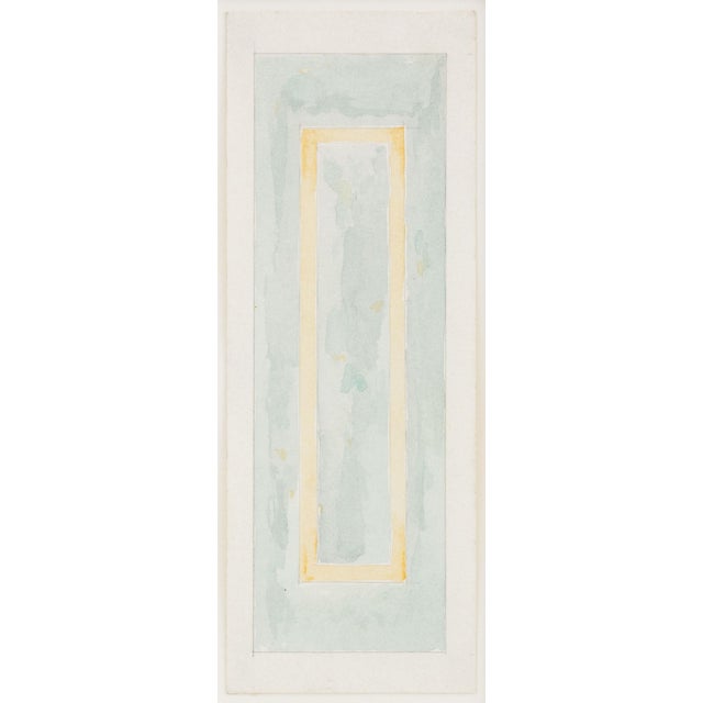 Late 20th Century Joseph L. Gardella Minimalist Watercolors, Pair For Sale - Image 5 of 8