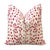 Pink Abstract Animal Print Two-Sided 22" Down Pillows - A Pair For Sale - Image 4 of 4