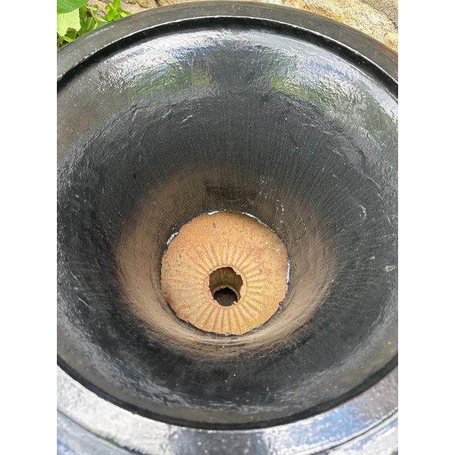 Late 20th Century Cast Iron Haddo House Urn in the Style of William Adam of Scotland For Sale - Image 4 of 14