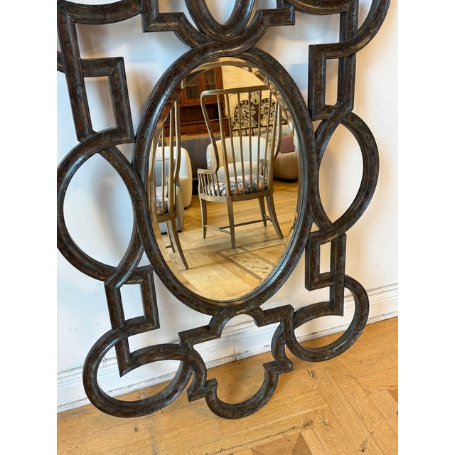 Early 21st Century Theodore Alexander Interwoven Wall Mirror For Sale - Image 5 of 12
