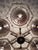 Metal 21st Century Hive Satin Nickel Smoky Bubbles Murano Flush Mount by Fabio LTD For Sale - Image 7 of 7