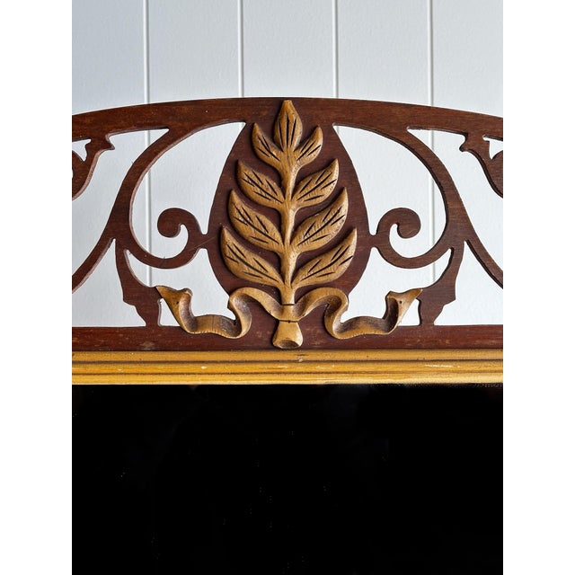 Early 20th Century Early 20th Century Distressed Art Deco Dresser With Removable Mirror For Sale - Image 5 of 16