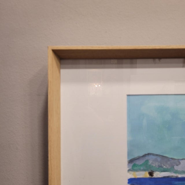 After Paul Cézanne, The Bay of Marseille, View from L'estaque, 1920s, Gouache on Paper, Framed For Sale - Image 13 of 18