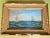 Wood German Painting of Seascape In Gilded Antique Frame For Sale - Image 7 of 7
