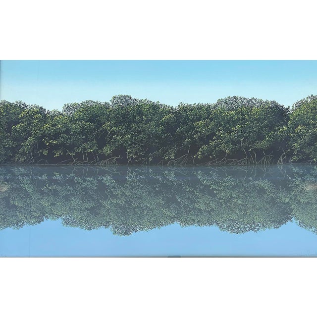 Wood Original Tomas Sanchez "Orilla" Lithograph, Signed, Dated Artist Proof For Sale - Image 7 of 8