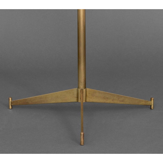Directional Paul McCobb for Directional Brass Tripod Table For Sale - Image 4 of 5