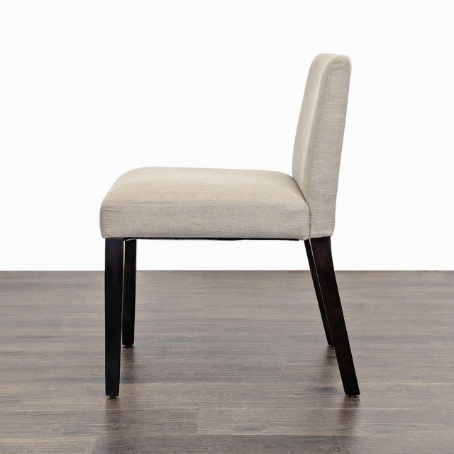 Mid-Century Modern Eq3 Upholstered Dining Chair For Sale - Image 3 of 7