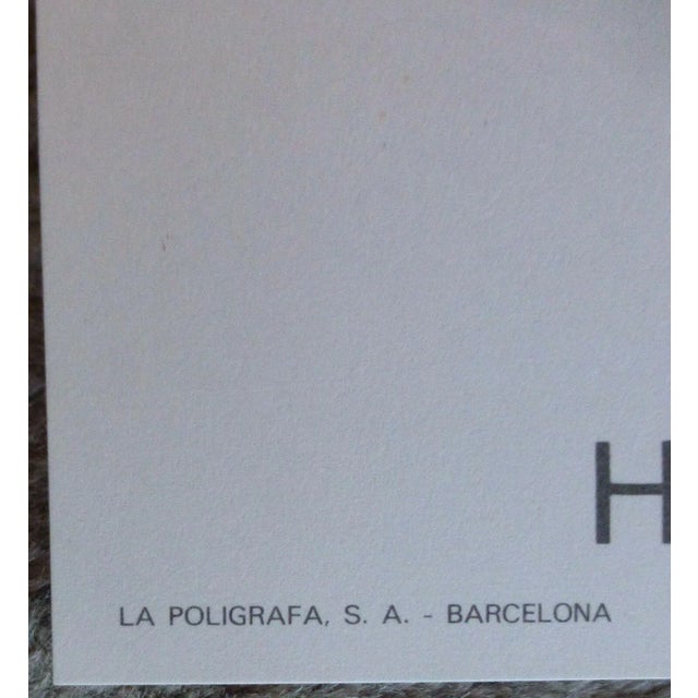 Surrealism 1975 Fundació Joan Miró’ Barcelona Exhibition Poster Framed For Sale - Image 3 of 5