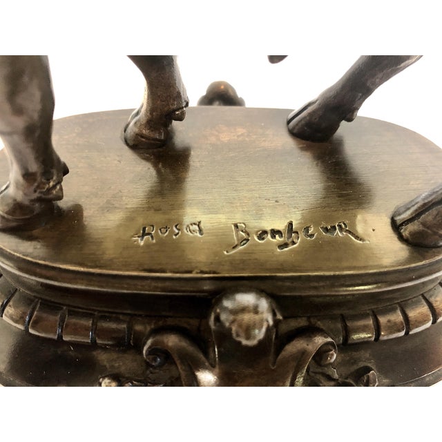 Mid 19th Century Bronze Bellowing Bull Sculpture, by Rosa Bonheur For Sale In San Francisco - Image 6 of 7