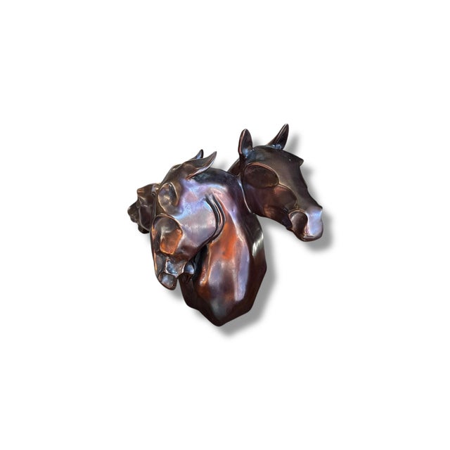 Abstract 1980s 3 Horse Bronze Sculpture by Lee Andreason, Signed For Sale - Image 3 of 4