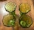 Green Octagon Shaped Glasses by Independence Glass Company - Set of 4 For Sale - Image 10 of 10