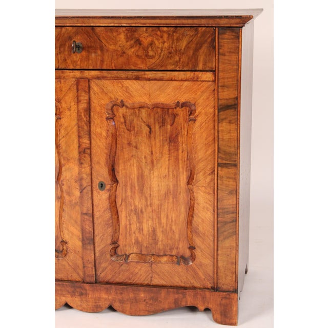 Late 19th Century Late 19th Century Napoleon III Burl Walnut Two Door Cabinet For Sale - Image 5 of 13