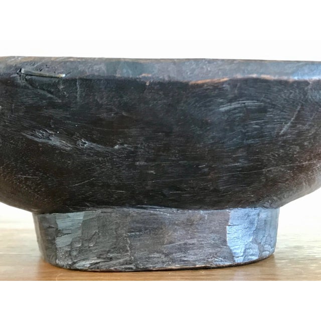 Vintage Mid 20th Century Zulu Carved Wooden Meat Platter For Sale - Image 9 of 13