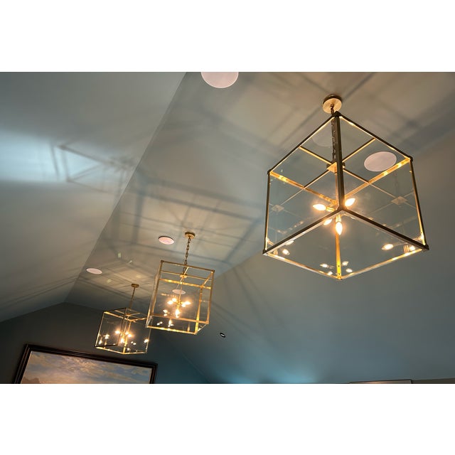 Remains Lighting Burnished Brass Lanterns For Sale In Charleston - Image 6 of 8