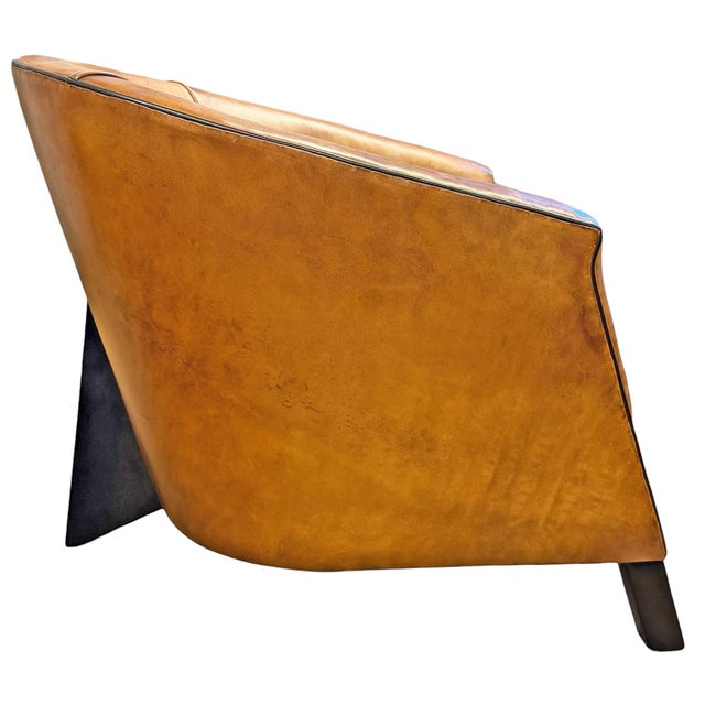 Animal Skin Pair of 'Charel' Chairs by Bart Van Bekhoven For Sale - Image 7 of 13