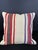 Turkish Hemp Pillow Cushion Natural Beige Red Cushion Cover 20x20 For Sale - Image 4 of 4