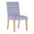 Dining Chair in Cableknit Blue Oga For Sale