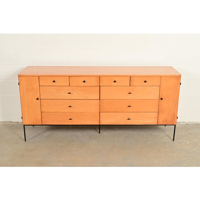 A rare and exceptional Mid-Century Modern 20-drawer long dresser or credenza By Paul McCobb for Winchendon Furniture,...