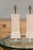 Wood Mid 20th Century Mid Century Modern Italian Carved Pine Pilaster Table Lamps on Lucite Bases - a Pair For Sale - Image 7 of 12