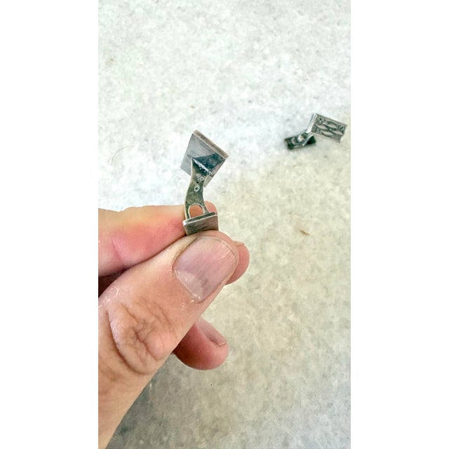 Art Deco Sterling Silver Art Deco Cufflinks For Sale - Image 3 of 4