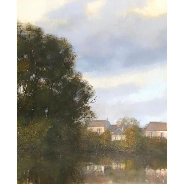 1990s Roger Delapierre, Preuilly-Sur-Claise, Oil on Canvas, 1993 For Sale - Image 5 of 9