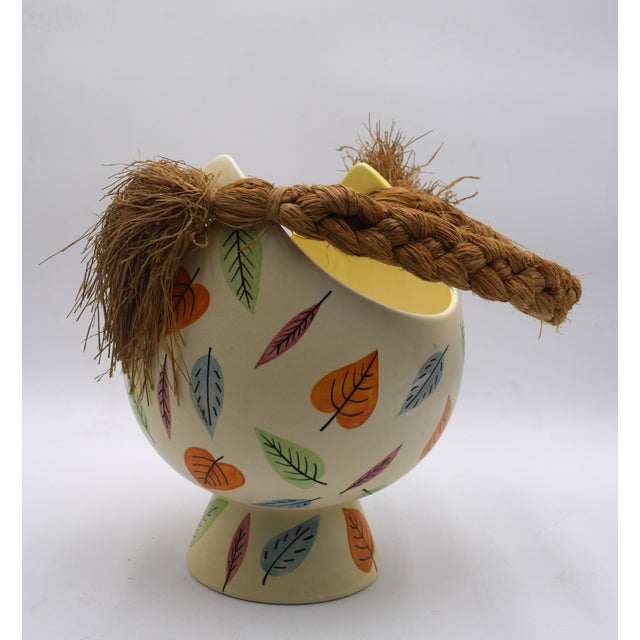 Lenci Ceramic Basket, Italy, 1930s For Sale - Image 4 of 18