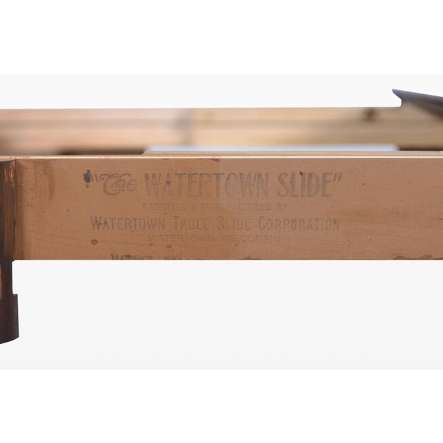 1950s Mid-Century Drop-Leaf Extension Dining Table by Extensole Corporation For Sale - Image 11 of 15