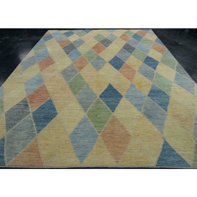 Turkish Oushak Rug 9'3" x 12'5" #18629 Explore a curated collection of hallway runners, wool rugs, and handmade...