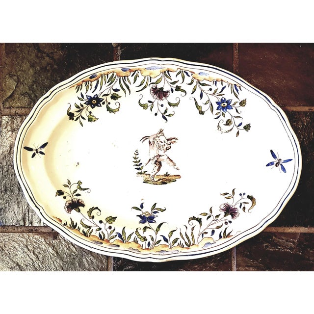 1920s 1920s Longchamp Platter in the Callot Model For Sale - Image 5 of 5
