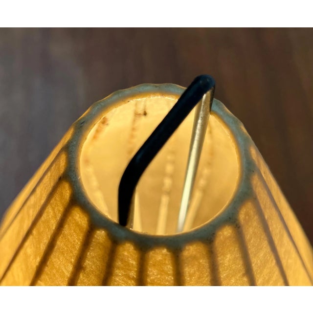 Mid-Century Modern German Minimalist Cocoon Tripod Table Lamp by Friedel Wauer for Goldkant Leuchten, 1960s For Sale - Image 10 of 18