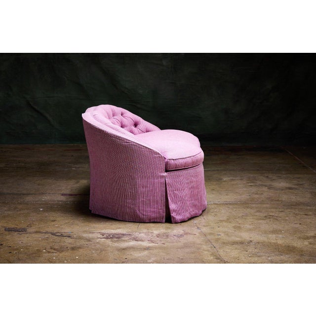 American Petite Skirted Settee For Sale - Image 3 of 6