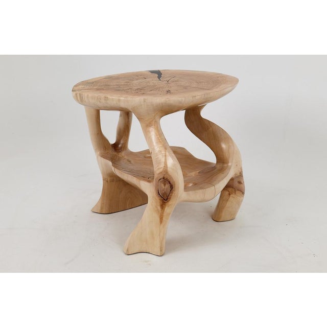 Wood Sculptural Coffee Table by Logniture For Sale - Image 9 of 18