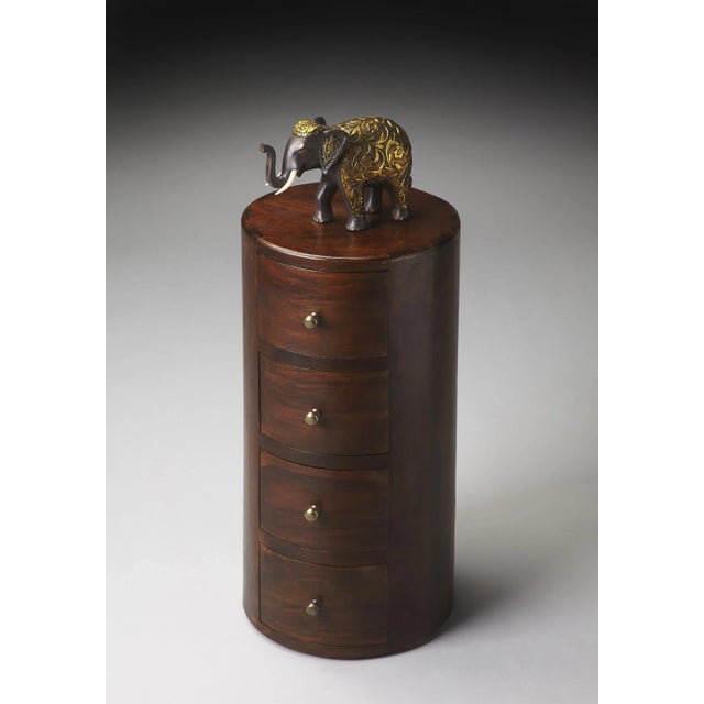 This storage pedestal is perfect for filling that neglected corner or other spot in your room. Individually handcrafted...