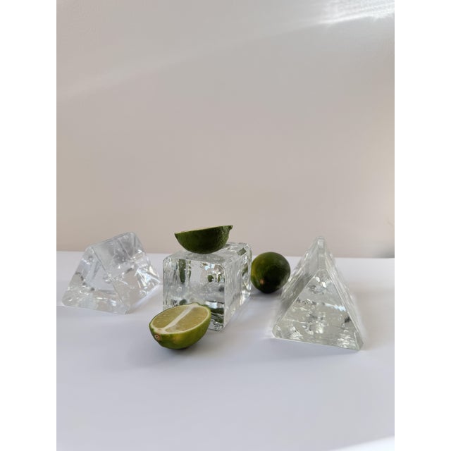 Arkipelago Ice Glass Candleholders by Timo Sarpaneva for Iittala, Finland, 1980s, Set of 3 For Sale - Image 13 of 15