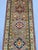 Textile Extra-Long Olive Gold Kazak-Style Wool Runner Rug With Geometric Medallions, 2'7" X 14'8" For Sale - Image 7 of 18