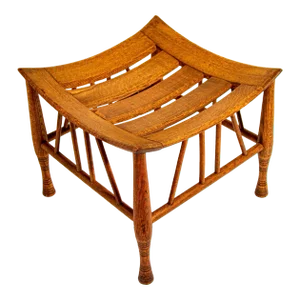 Egyptian Revival Thebes Stool, Liberty & Co Attributed Circa 1920s