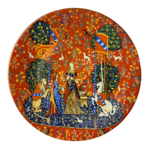 Haviland Limoges France Decorative Plate La Chasse a La Licorne 1981 Limited Ed.