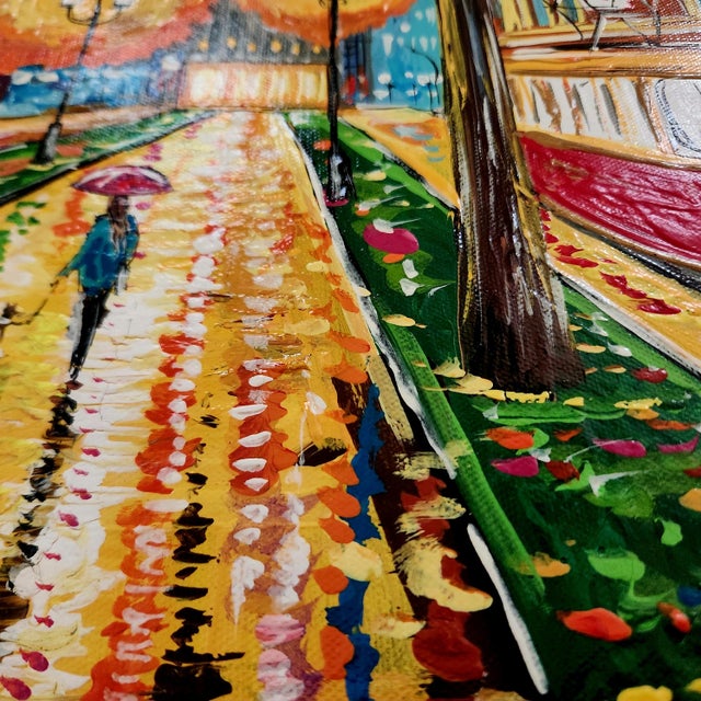 Impressionist Impressionist Original Oil on Canvas #1 For Sale - Image 3 of 10