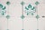 1900s Antique Portuguese White & Green Floral Art Nouveau Tiles, Large Set of 29 For Sale - Image 15 of 18
