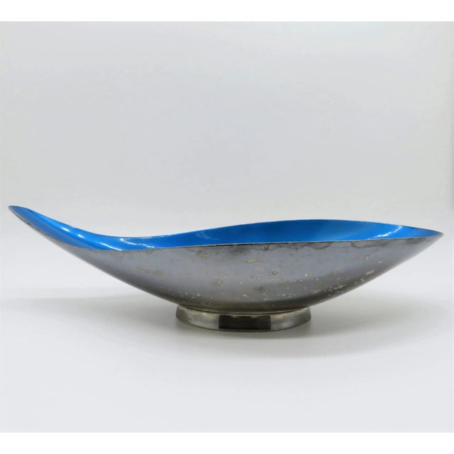 John Prip Reed & Barton Color Glaze Bowl For Sale - Image 4 of 8