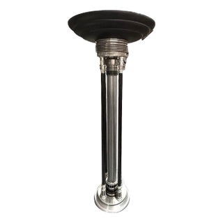 Large 6-Foot Art Deco Revival Machine Age Torchiere Floor Lamp For Sale