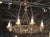 Early 20th Century Round Cast Iron Antique Chandelier For Sale - Image 11 of 12