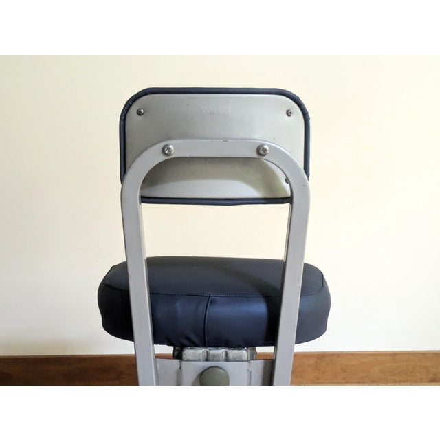 Metal Mid-Century Industrial Tanker Chair - By Cole Steel For Sale - Image 7 of 11