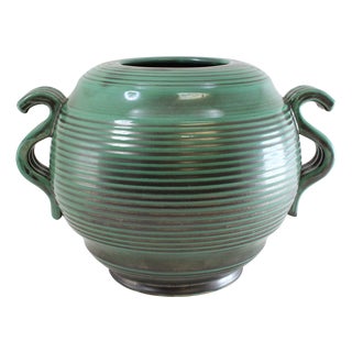 Large Swedish Art Deco Vase from Upsala Ekeby, 1930s For Sale