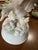 Ceramic Vintage Ceramic White Duck and Duckling Music Box- Condition Issues For Sale - Image 7 of 9